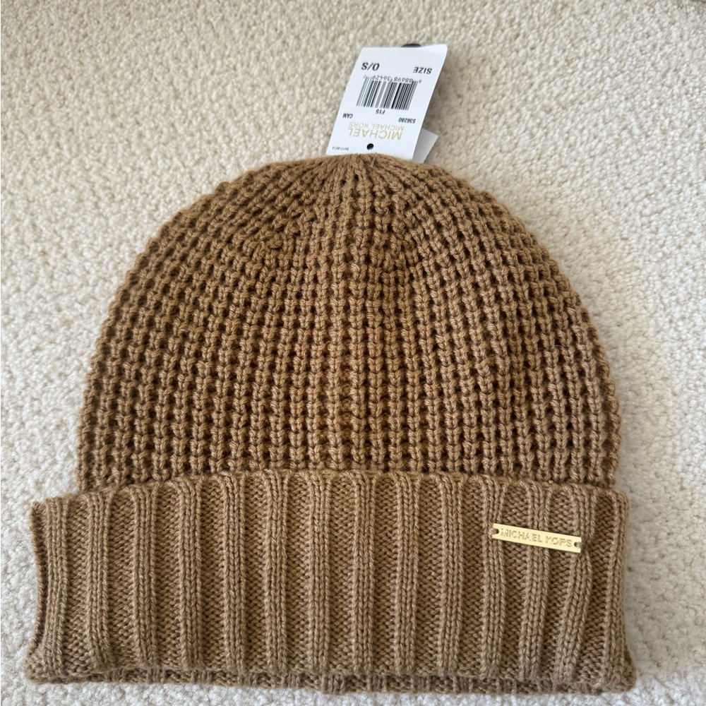 Michael Kors knit had in camel